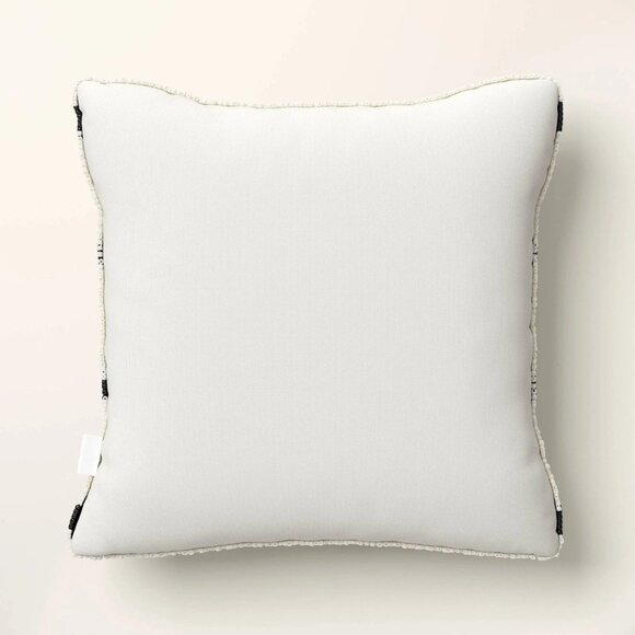 Kate Spade Black & Cream Polka Dot Design 12" x 12" Beaded Accent Throw Pillow - Picture 3 of 7